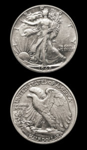 1939 Walking Liberty Silver Half Dollar – XF