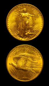 MS63 1908 Gold Double Eagle Saint Gaudens